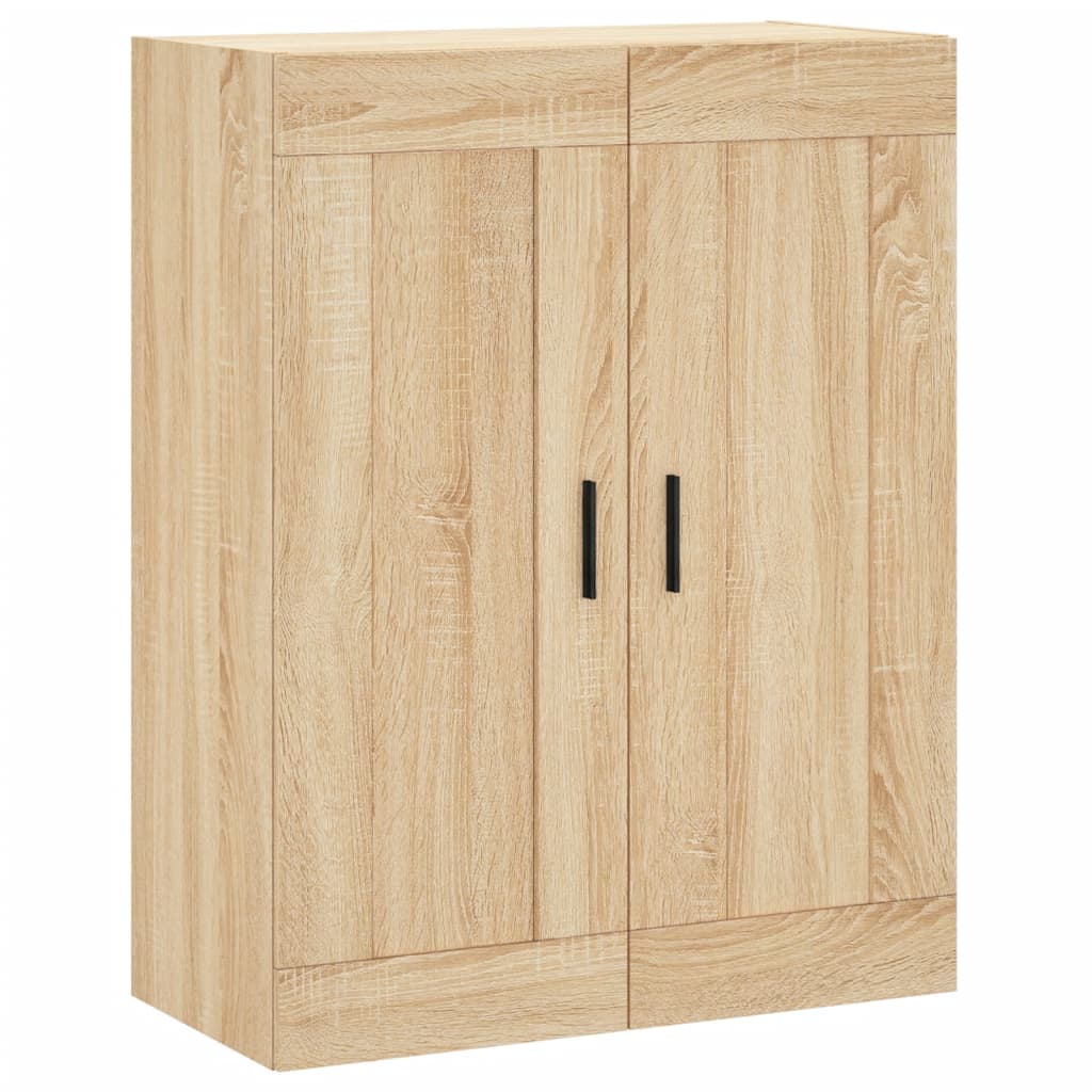 vidaXL Wall Mounted Cabinet Sonoma Oak 69,5x34x90 cm Engineered Wood