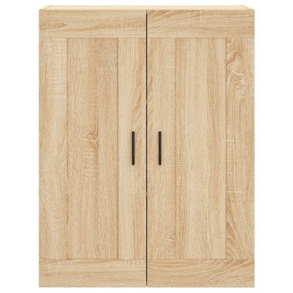 vidaXL Wall Mounted Cabinet Sonoma Oak 69,5x34x90 cm Engineered Wood