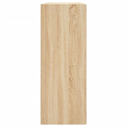 vidaXL Wall Mounted Cabinet Sonoma Oak 69,5x34x90 cm Engineered Wood