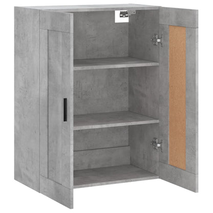 vidaXL Wall Mounted Cabinet Concrete Grey 69.5x34x90cm Engineered Wood