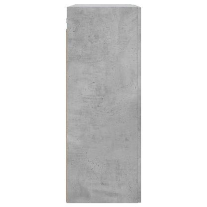 vidaXL Wall Mounted Cabinet Concrete Grey 69.5x34x90cm Engineered Wood