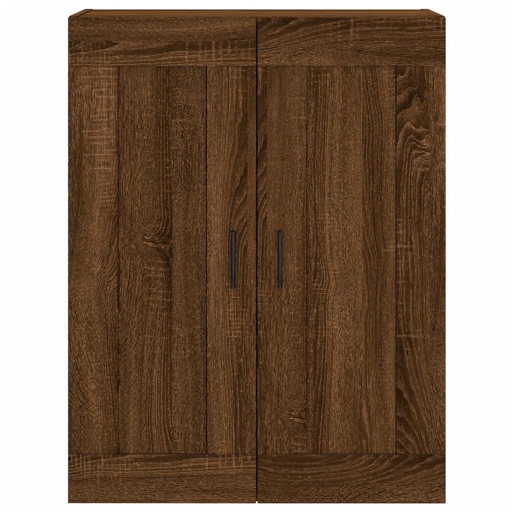 vidaXL Wall Mounted Cabinet Brown Oak 69,5x34x90 cm Engineered Wood