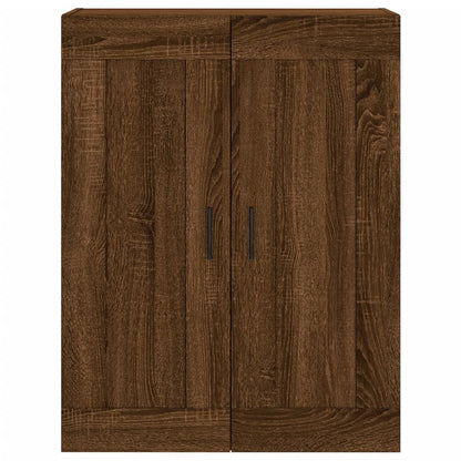 vidaXL Wall Mounted Cabinet Brown Oak 69,5x34x90 cm Engineered Wood