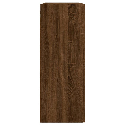 vidaXL Wall Mounted Cabinet Brown Oak 69,5x34x90 cm Engineered Wood