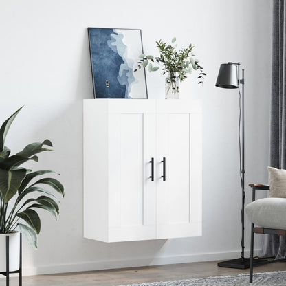 vidaXL Wall Mounted Cabinet White 69,5x34x90 cm Engineered Wood