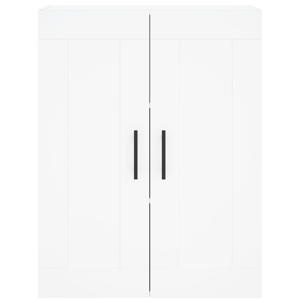 vidaXL Wall Mounted Cabinet White 69.5x34x90 cm Engineered Wood
