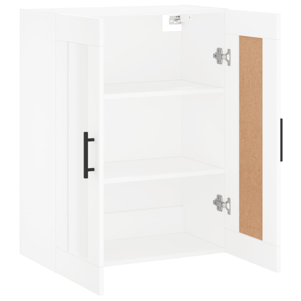 vidaXL Wall Mounted Cabinet White 69.5x34x90 cm Engineered Wood