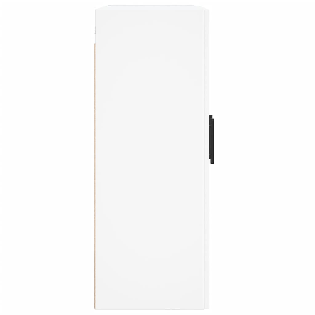 vidaXL Wall Mounted Cabinet White 69.5x34x90 cm Engineered Wood