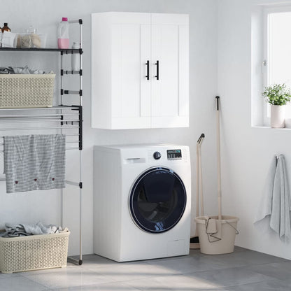 vidaXL Wall Mounted Cabinet White 69,5x34x90 cm Engineered Wood