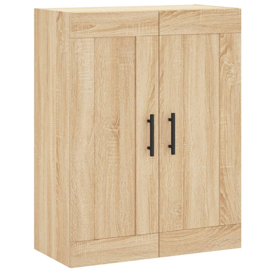 vidaXL Wall Mounted Cabinet Sonoma Oak 69,5x34x90 cm Engineered Wood
