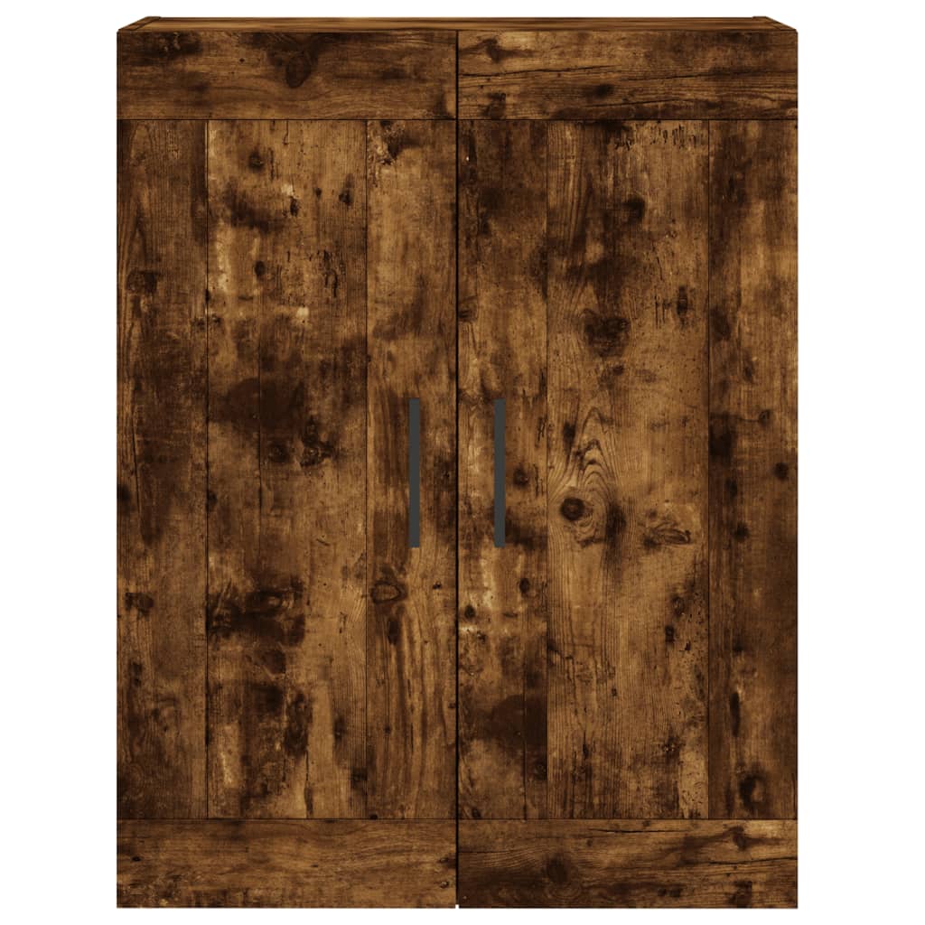 vidaXL Wall Mounted Cabinet Smoked Oak 69,5x34x90 cm Engineered Wood