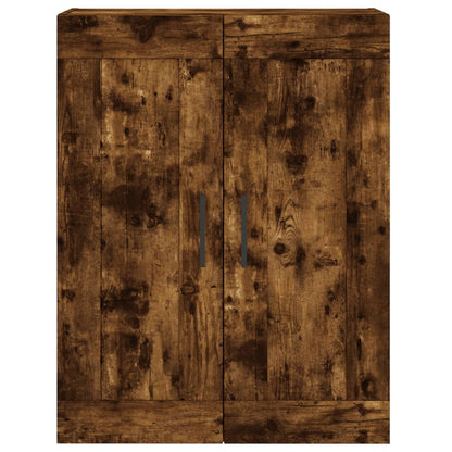 vidaXL Wall Mounted Cabinet Smoked Oak 69,5x34x90 cm Engineered Wood