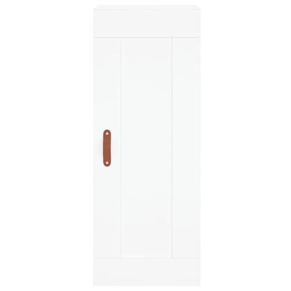 vidaXL Wall Mounted Cabinet White 34.5x34x90 cm Engineered Wood