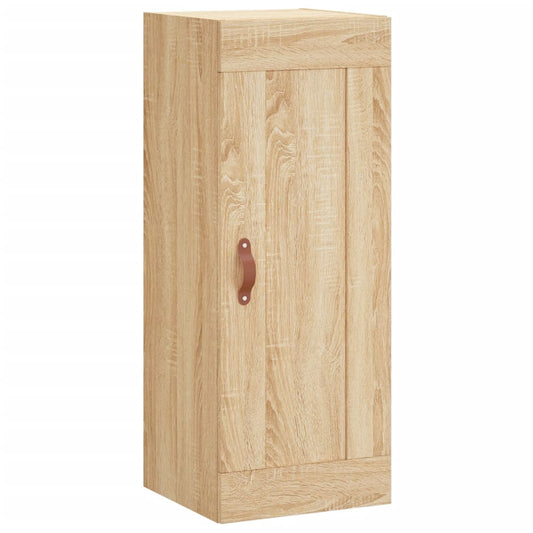 vidaXL Wall Mounted Cabinet Sonoma Oak 34,5x34x90 cm Engineered Wood