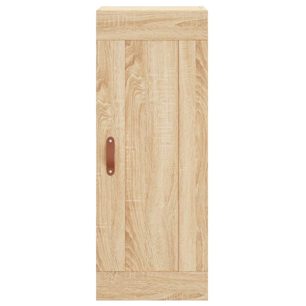 vidaXL Wall Mounted Cabinet Sonoma Oak 34.5x34x90 cm Engineered Wood