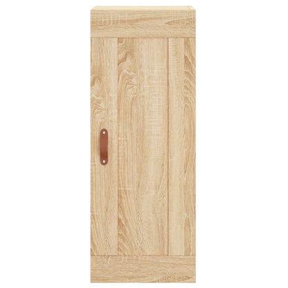 vidaXL Wall Mounted Cabinet Sonoma Oak 34.5x34x90 cm Engineered Wood