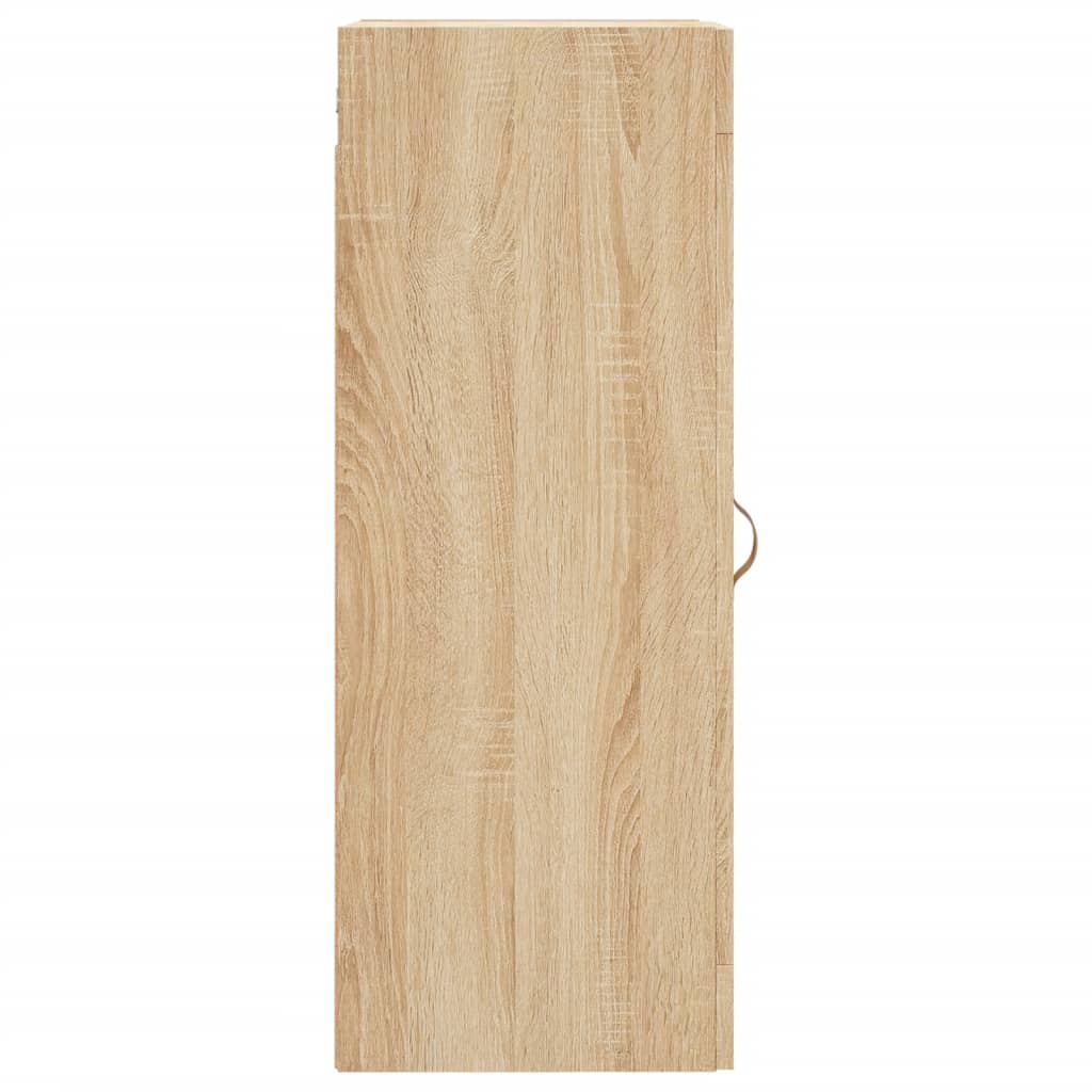 vidaXL Wall Mounted Cabinet Sonoma Oak 34.5x34x90 cm Engineered Wood