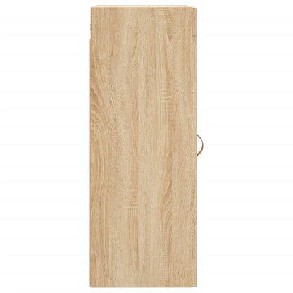vidaXL Wall Mounted Cabinet Sonoma Oak 34.5x34x90 cm Engineered Wood