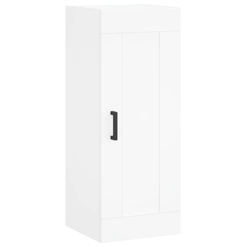 vidaXL Wall Mounted Cabinet White 34,5x34x90 cm Engineered Wood