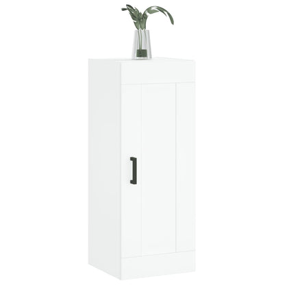vidaXL Wall Mounted Cabinet White 34.5x34x90 cm Engineered Wood