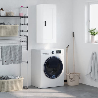 vidaXL Wall Mounted Cabinet White 34,5x34x90 cm Engineered Wood