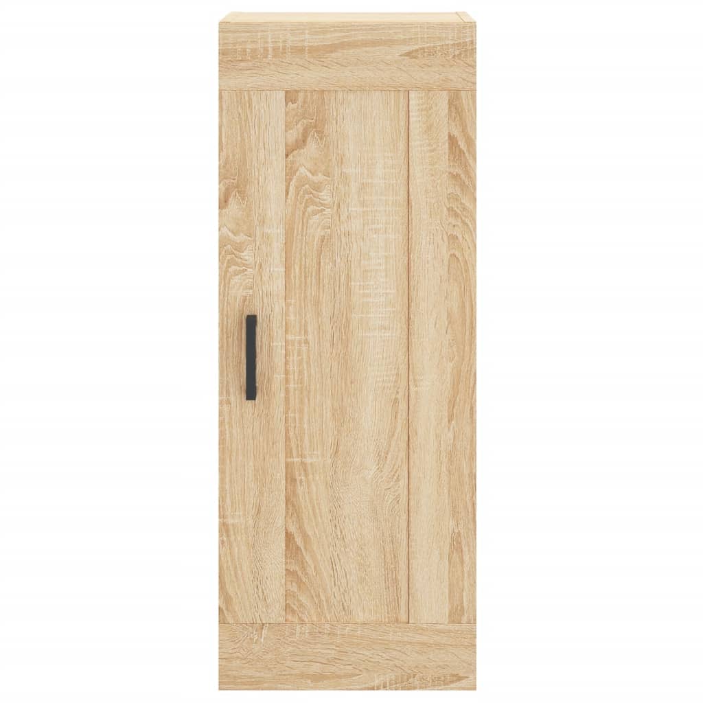 vidaXL Wall Mounted Cabinet Sonoma Oak 34,5x34x90 cm Engineered Wood