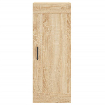 vidaXL Wall Mounted Cabinet Sonoma Oak 34,5x34x90 cm Engineered Wood