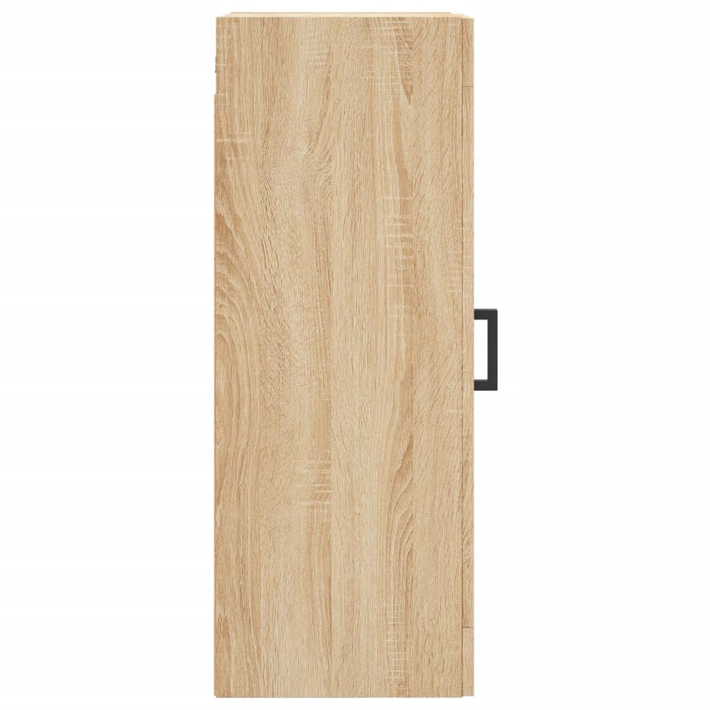 vidaXL Wall Mounted Cabinet Sonoma Oak 34.5x34x90 cm Engineered Wood