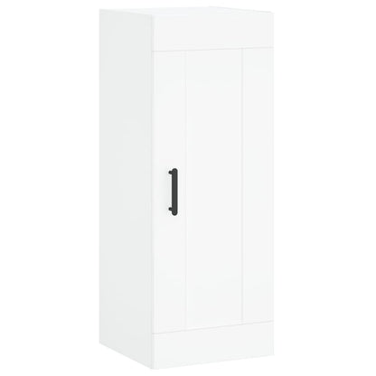 vidaXL Wall Mounted Cabinet White 34.5x34x90 cm Engineered Wood