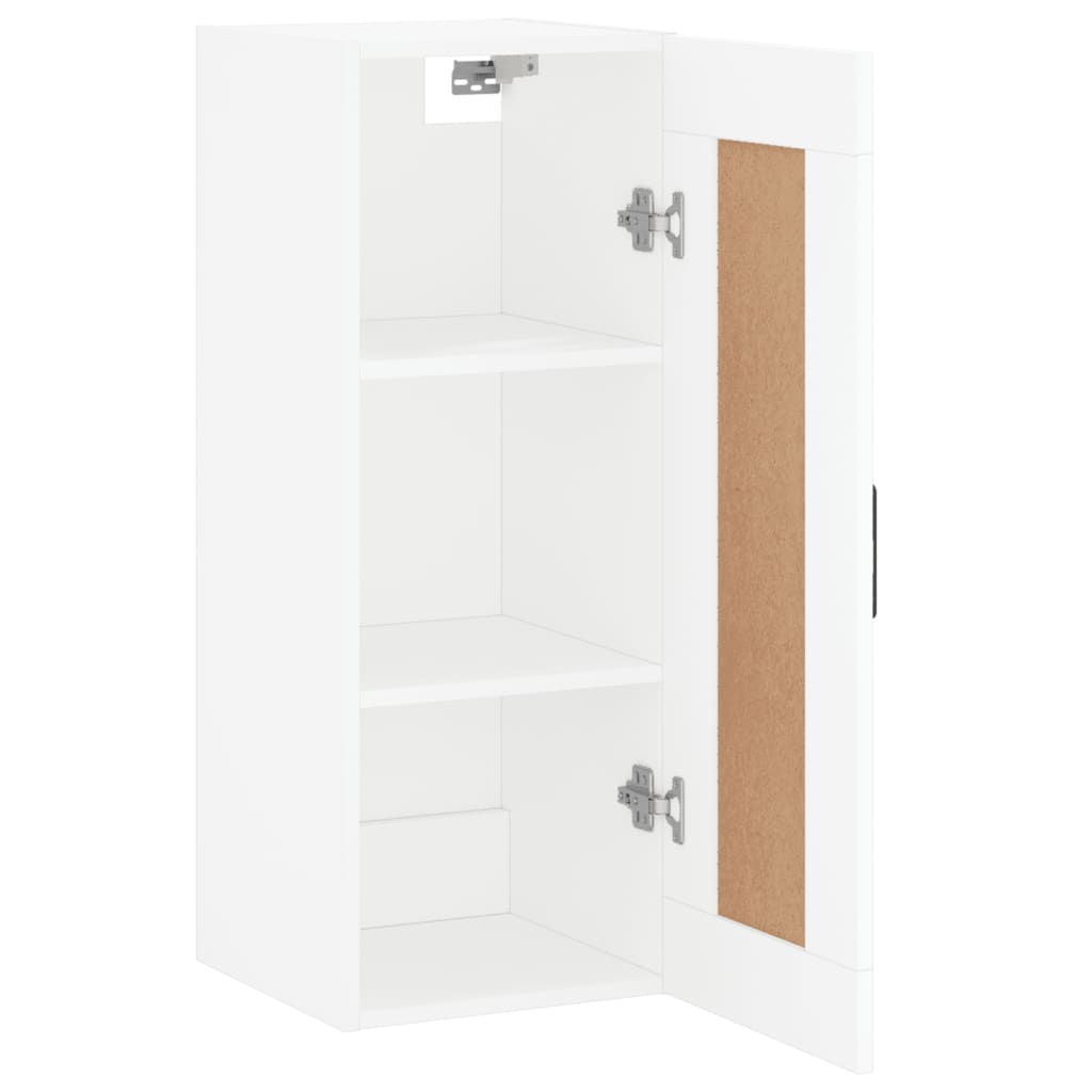 vidaXL Wall Mounted Cabinet White 34,5x34x90 cm Engineered Wood