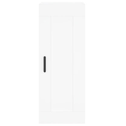 vidaXL Wall Mounted Cabinet White 34.5x34x90 cm Engineered Wood