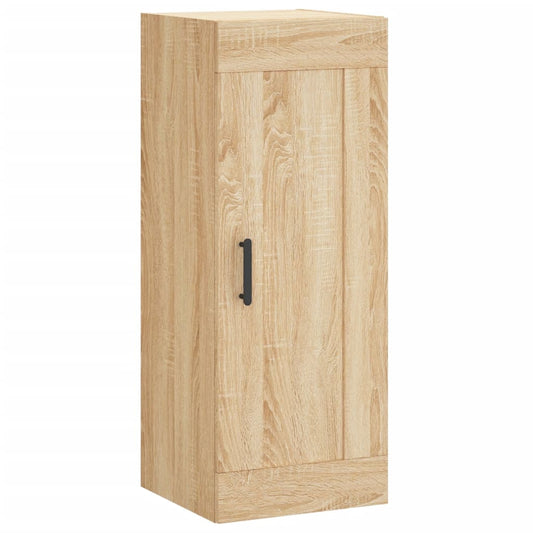 vidaXL Wall Mounted Cabinet Sonoma Oak 34,5x34x90 cm Engineered Wood