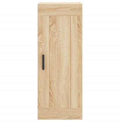 vidaXL Wall Mounted Cabinet Sonoma Oak 34,5x34x90 cm Engineered Wood