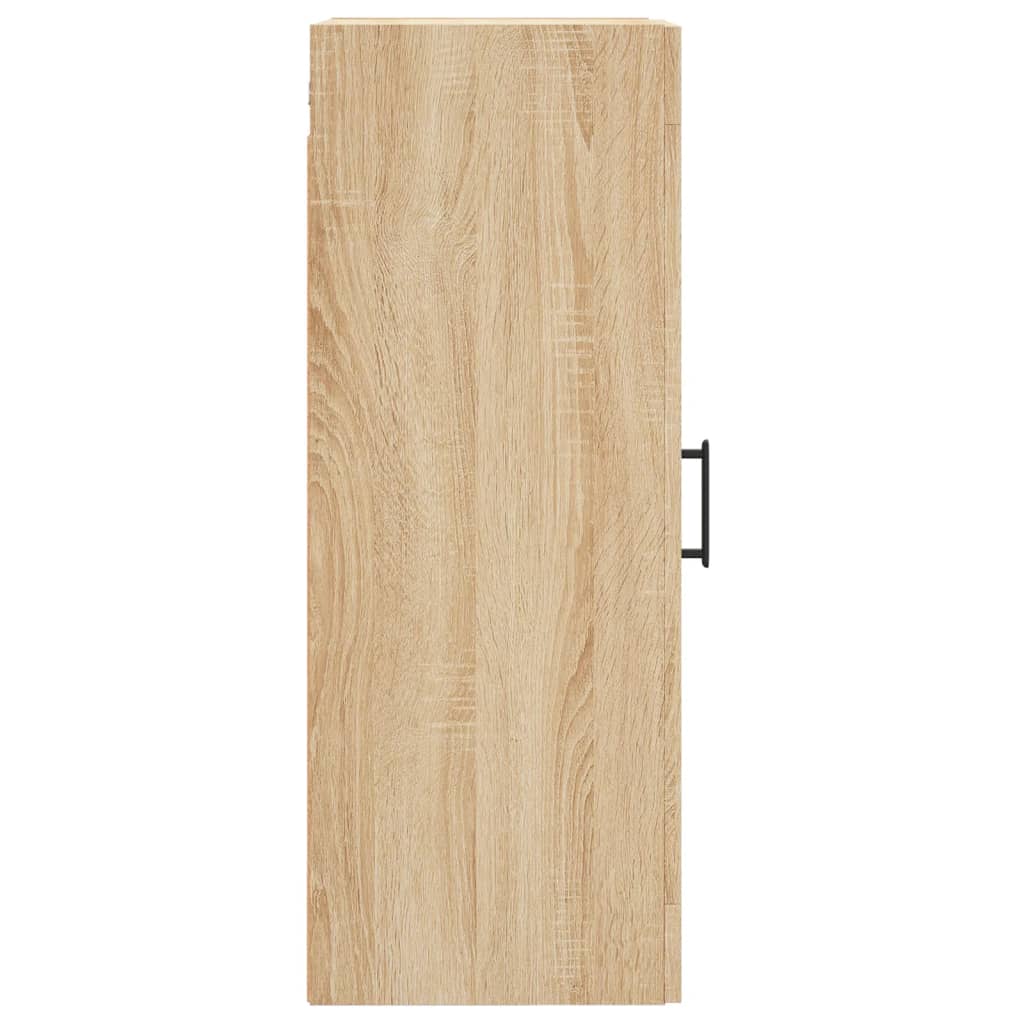 vidaXL Wall Mounted Cabinet Sonoma Oak 34,5x34x90 cm Engineered Wood