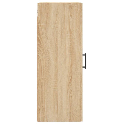 vidaXL Wall Mounted Cabinet Sonoma Oak 34,5x34x90 cm Engineered Wood