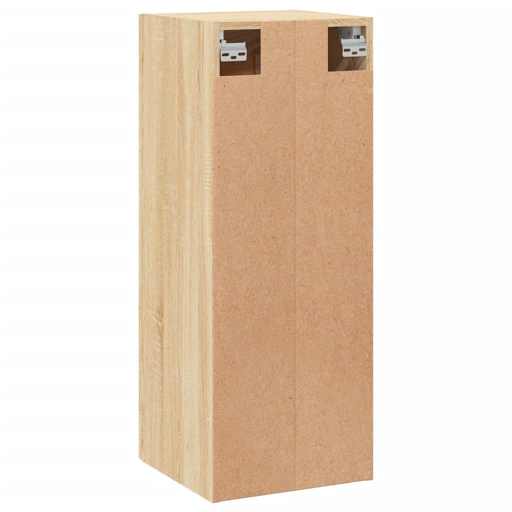 vidaXL Wall Mounted Cabinet Sonoma Oak 34,5x34x90 cm Engineered Wood