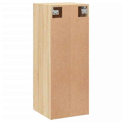 vidaXL Wall Mounted Cabinet Sonoma Oak 34,5x34x90 cm Engineered Wood