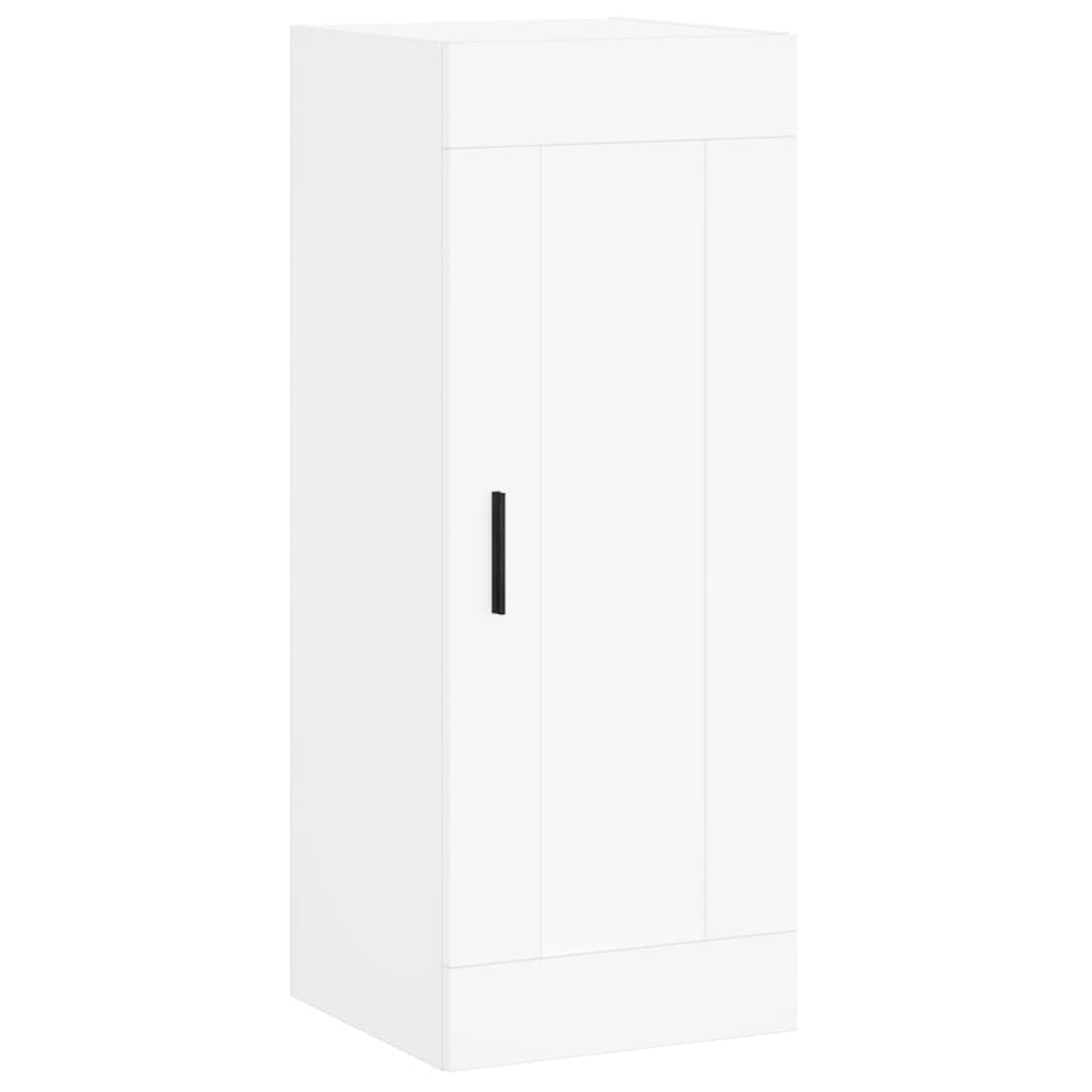 vidaXL Wall Mounted Cabinet White 34.5x34x90 cm Engineered Wood