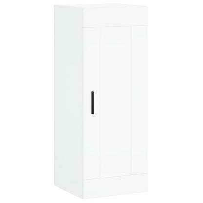 vidaXL Wall Mounted Cabinet White 34.5x34x90 cm Engineered Wood