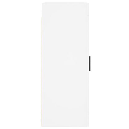 vidaXL Wall Mounted Cabinet White 34.5x34x90 cm Engineered Wood