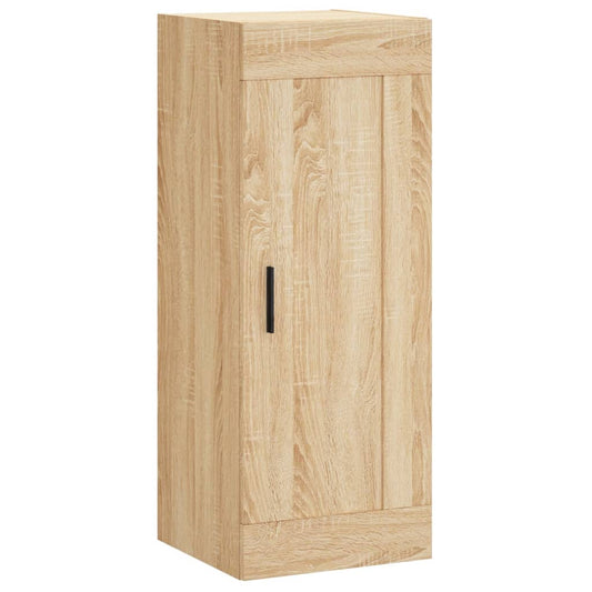 vidaXL Wall Mounted Cabinet Sonoma Oak 34,5x34x90 cm Engineered Wood