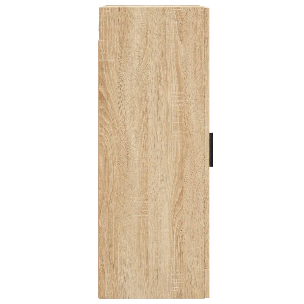 vidaXL Wall Mounted Cabinet Sonoma Oak 34.5x34x90 cm Engineered Wood