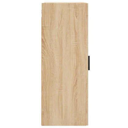 vidaXL Wall Mounted Cabinet Sonoma Oak 34.5x34x90 cm Engineered Wood