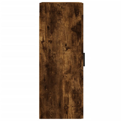 vidaXL Wall Mounted Cabinet Smoked Oak 34.5x34x90 cm Engineered Wood