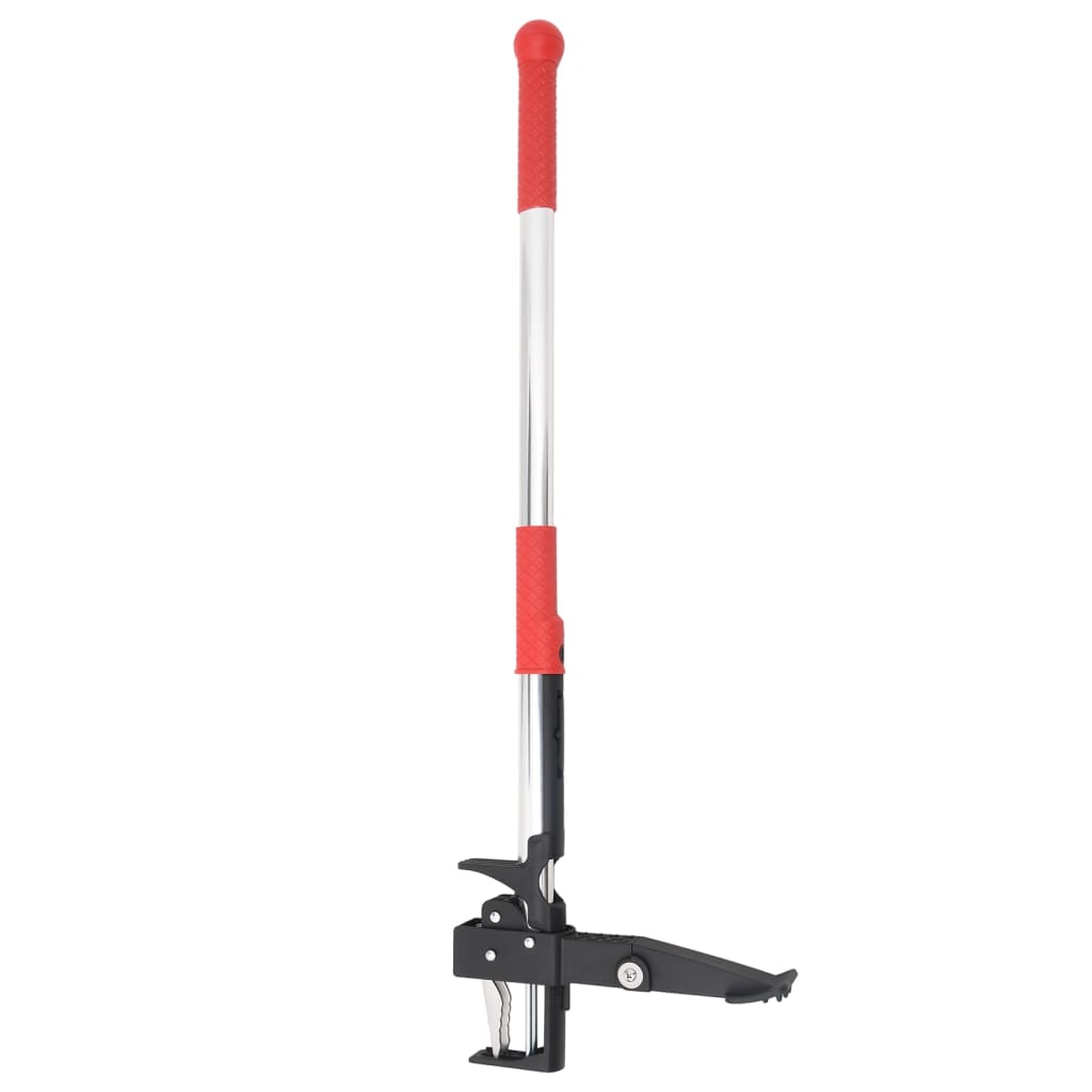 vidaXL Weed Remover Red and Silver 99,5 cm Anodised Aluminium