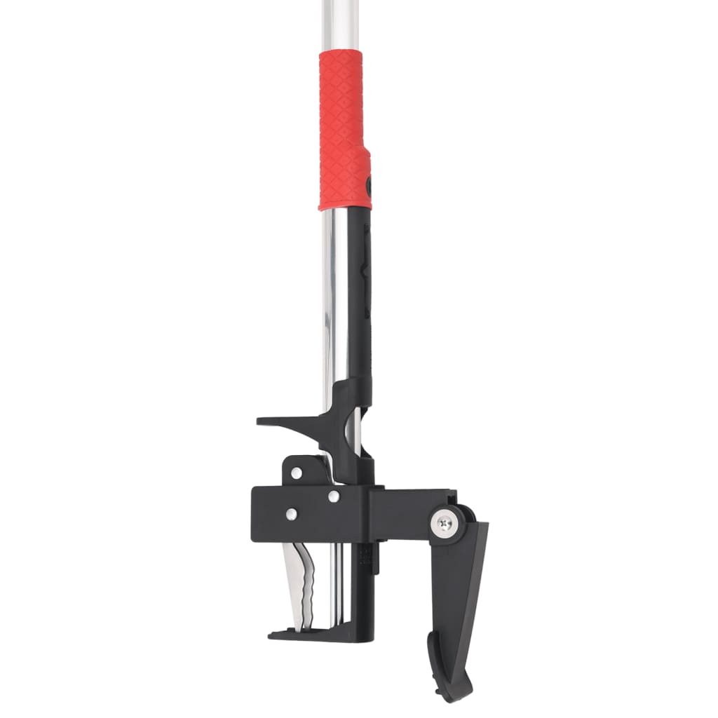 vidaXL Weed Remover Red and Silver 99,5 cm Anodised Aluminium