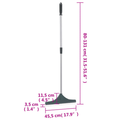 vidaXL Artificial Grass Rake Dark Green 131 cm PP