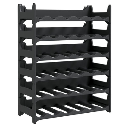 vidaXL Wine Rack for 36 Bottles PP Stackable