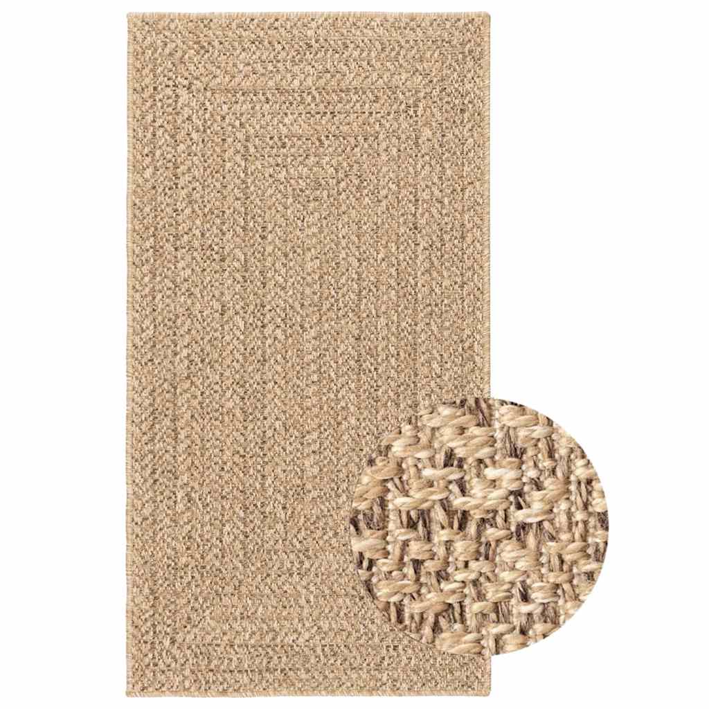 vidaXL Rug ZIZUR 80x150 cm Jute Look Indoor and Outdoor