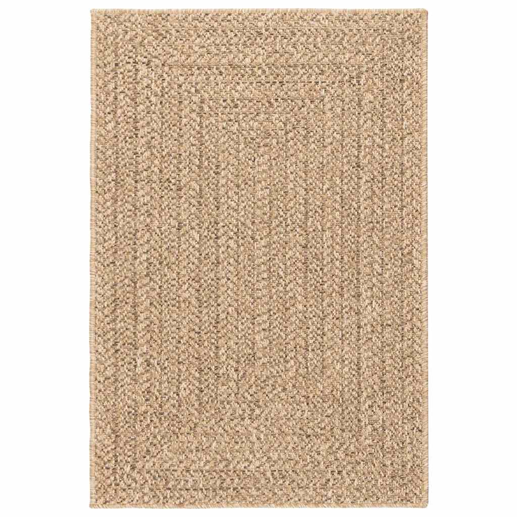 vidaXL Rug ZIZUR 120x170 cm Jute Look Indoor and Outdoor